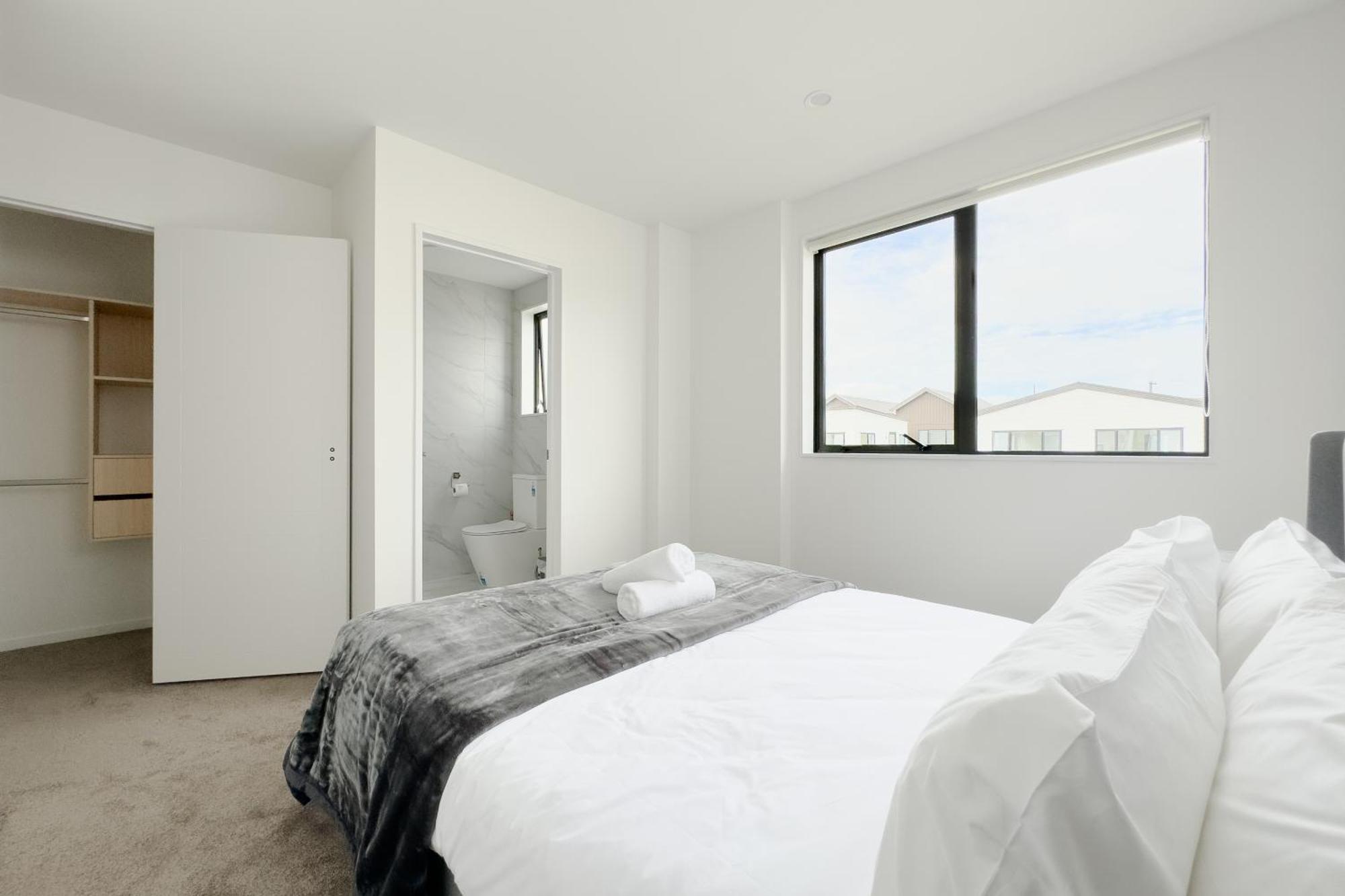Modern 3-Bds Townhouse In South Auckland Villa Exterior photo